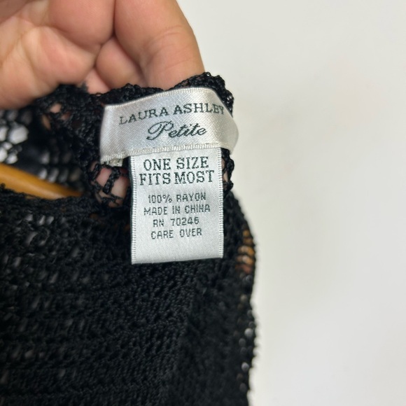 VTG y2K Bundle 3 Ann Taylor Cascarfs Laura Ashley Scarf shawl 100% Silk Floral - Picture 15 of 16